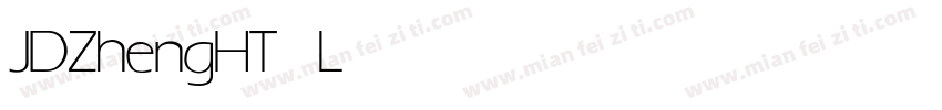 JDZhengHT Light字体转换